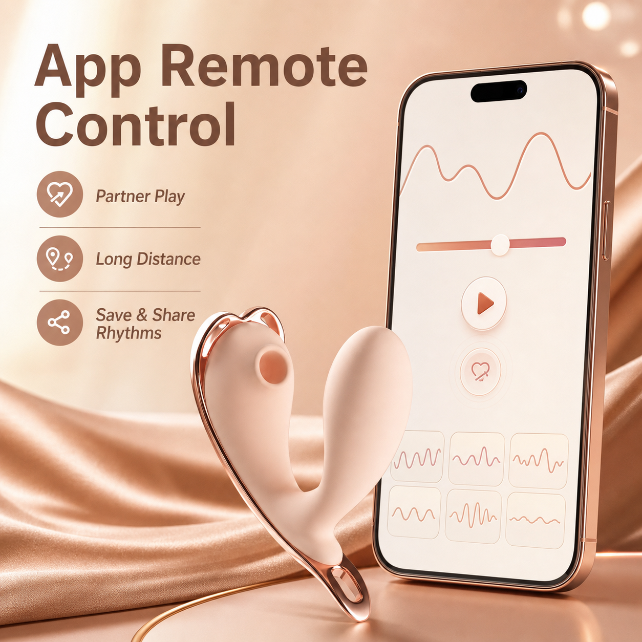 GALAKU Peach Pro app remote control for partner play
