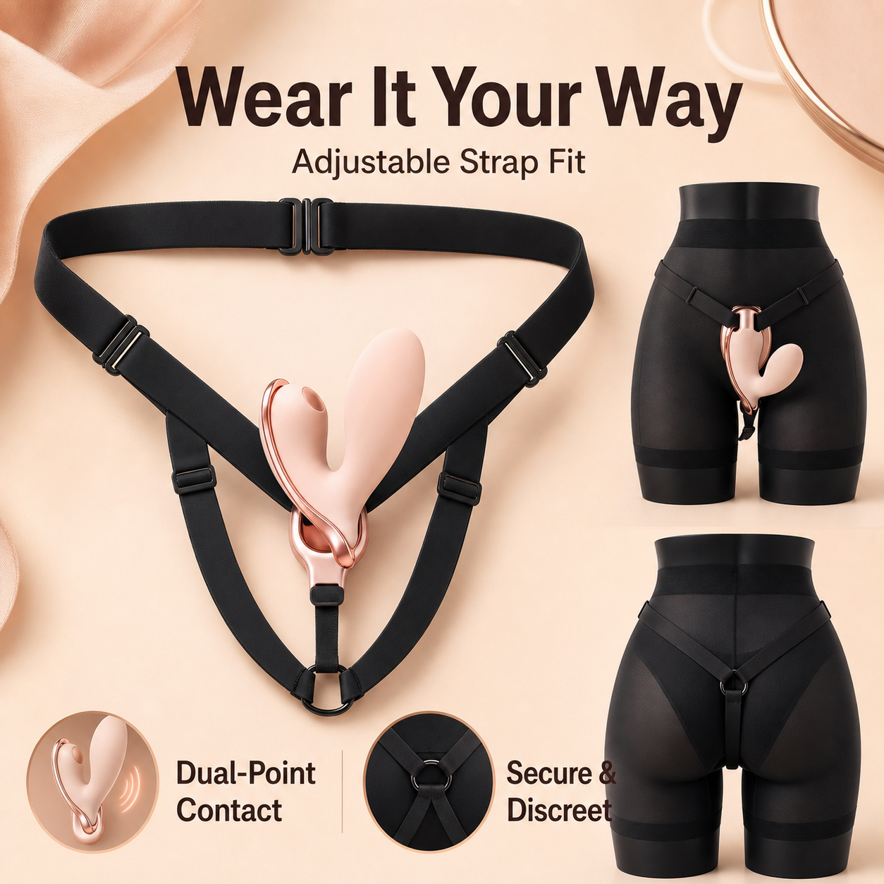 GALAKU Peach Pro strap-assisted wearable fit guide